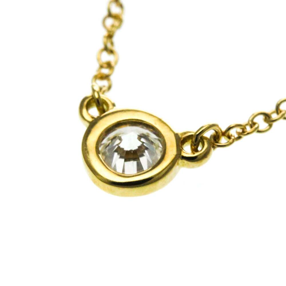 TIFFANY Authentic 18k Gold Diamond Necklace - Picture 3 of 15